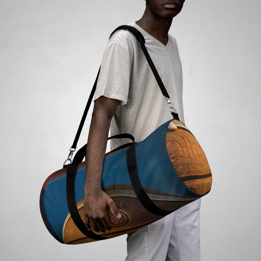 Palmed Basketball All Over Print Duffel Bag