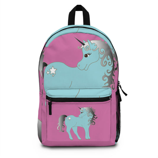Unicorn Printed Backpack All Ages Unisex