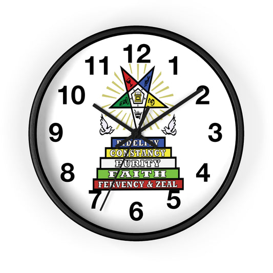 Order Of The Eastern Stars / OES Wall Clock