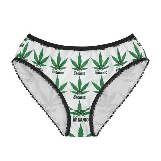 It's Organic- Weed Printed Adult Women's Briefs All Over Print