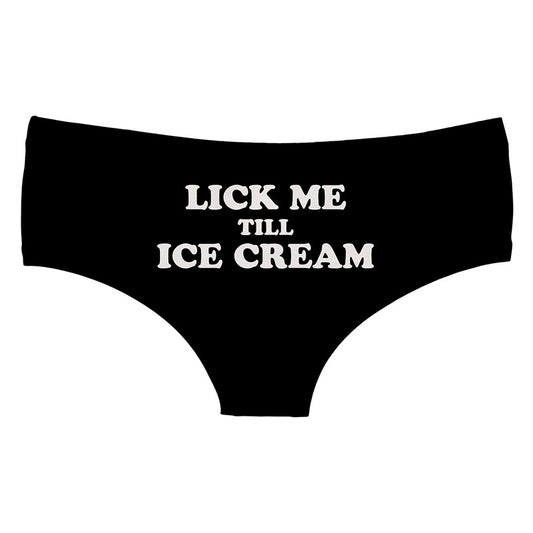 Lick Me Till I Ice Cream' Adult Women Briefs