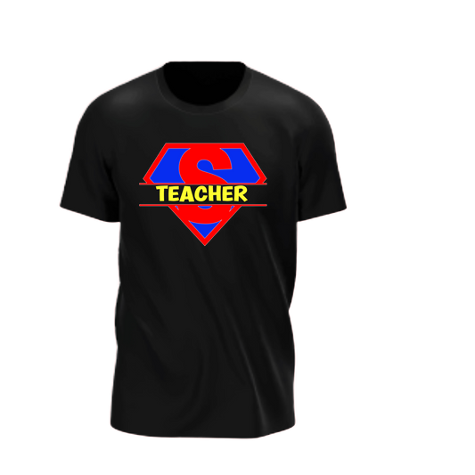 Super Teacher- Adult Man or Woman  short sleeve T-shirt