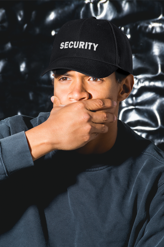 Security Printed Cap For Adult Man Or Woman