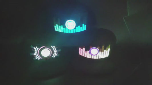 LED Hat - Images react to sound- Great Gift For DJ's