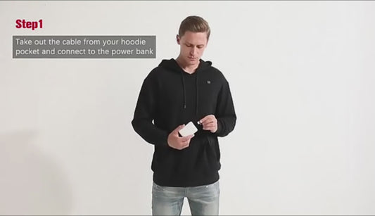Battery Heated Hoodie Adult Men's On Sale Limited Time