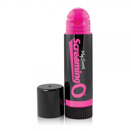 Doorbuster! Screaming O Vibrating Lip Balm a chic and discreet super-powered, mini vibrator disguised as lip balm with a soft rounded tip.
